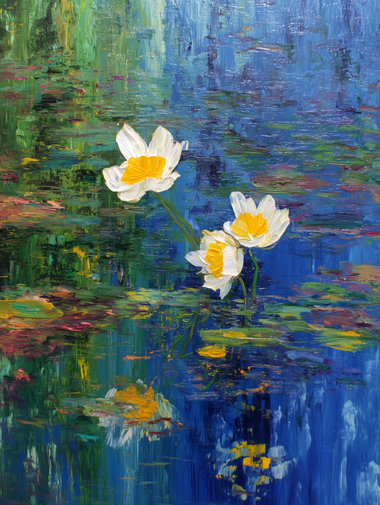 lorex92_due_narcisi_in_uno_stagno_nello_stile_di_monet_--ar_34__3c286657-a64d-49a3-af1a-4b96e1443019