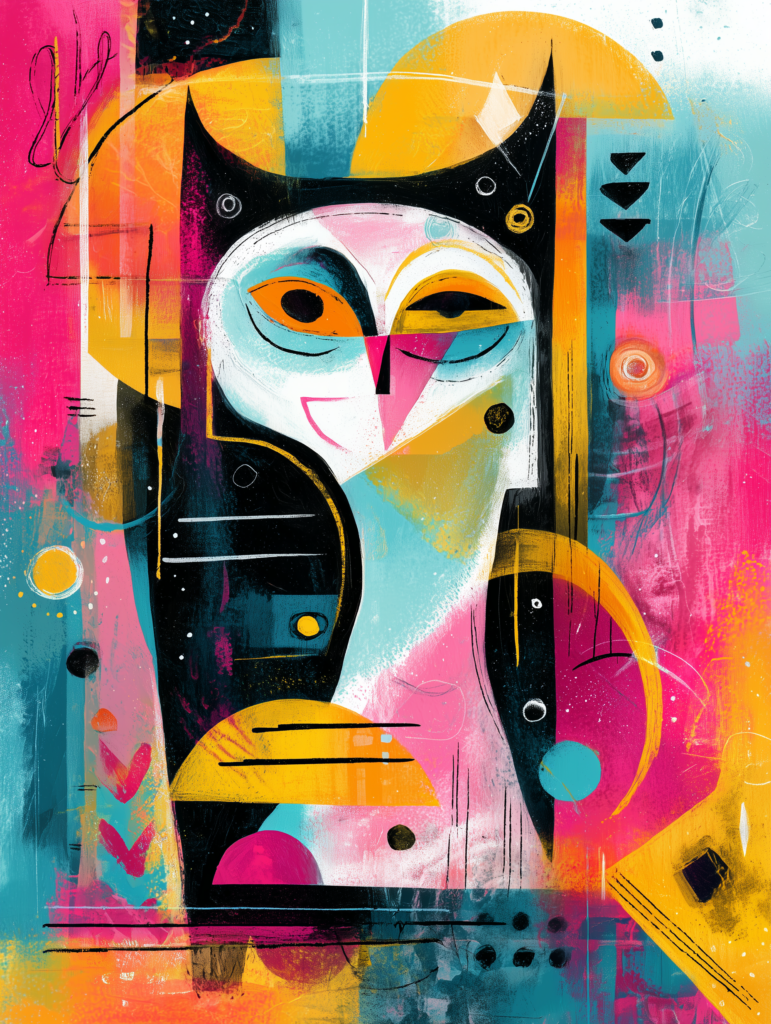 u5374459975_modern_abstract_art_in_a_painterly_style_owl_figure_8f9208e0-45be-4d4b-8735-897c314fde77